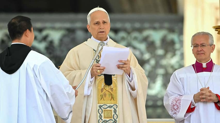 Pope Leo XIV calls for peace: "Let's all unite in one family"