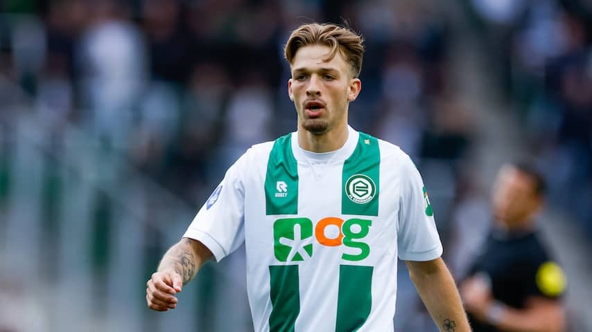 FC Groningen talent Valente after dropping out clean with the Dutch Juniors to European Championship