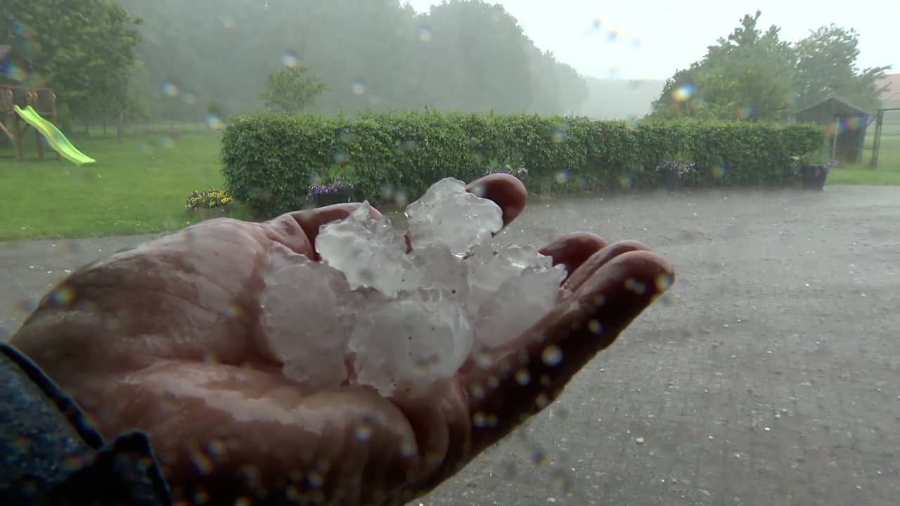 Image from Video: Severe Weather with Hailstones Causance in Limburg