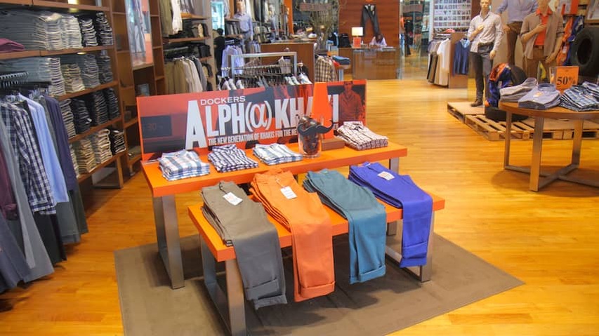 Levi's sells daughter brand Dockers to Reebok owner