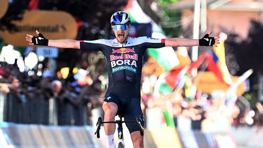 Denz crowns beautiful solo with stage victory in Giro, Hole and Van Baarle are short of