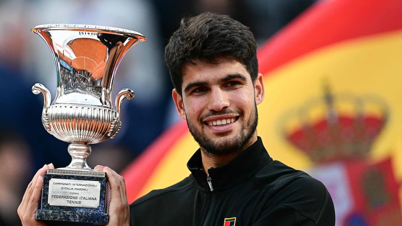 Image from Video: Alcaraz is the boss again and wins Masters tournament Rome