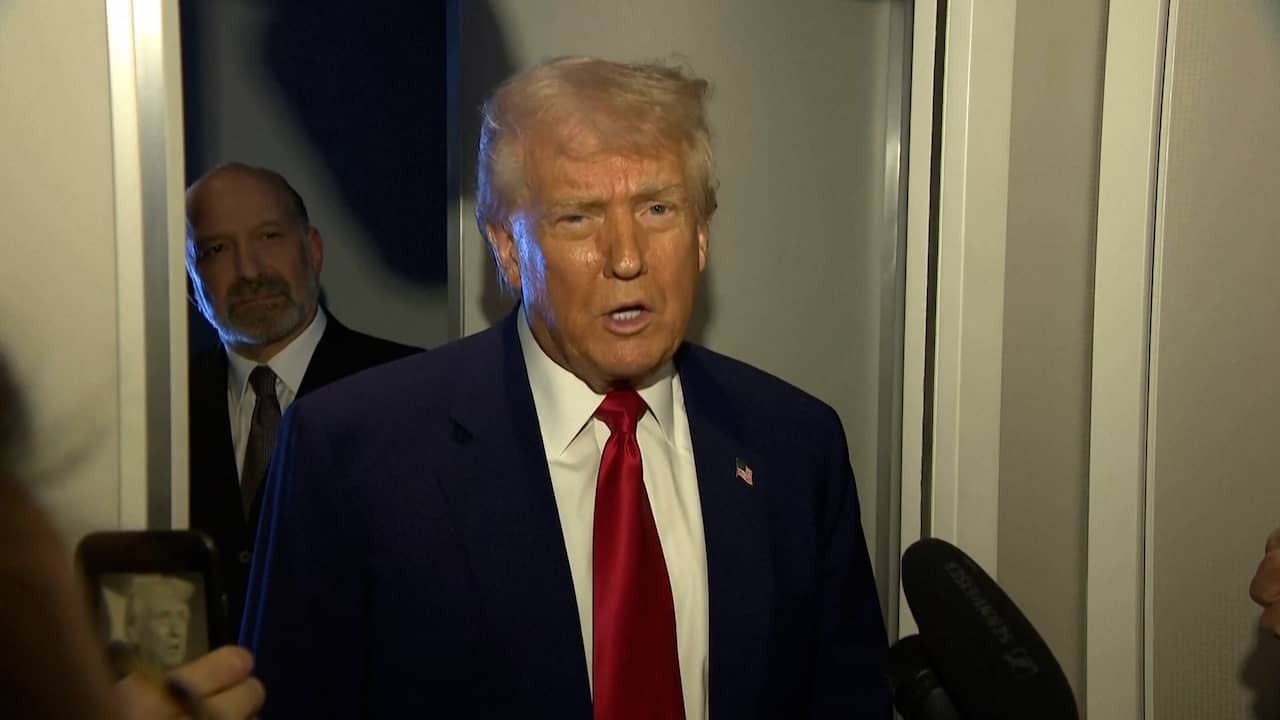 Image from Video: Trump: 'There will come a time when musk has to say goodbye'