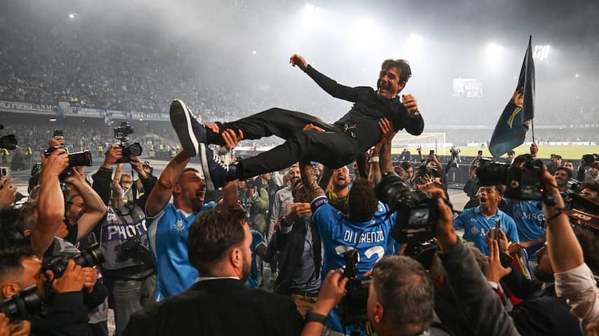Conte also champion with Napoli: 'This was the most difficult title in my career'