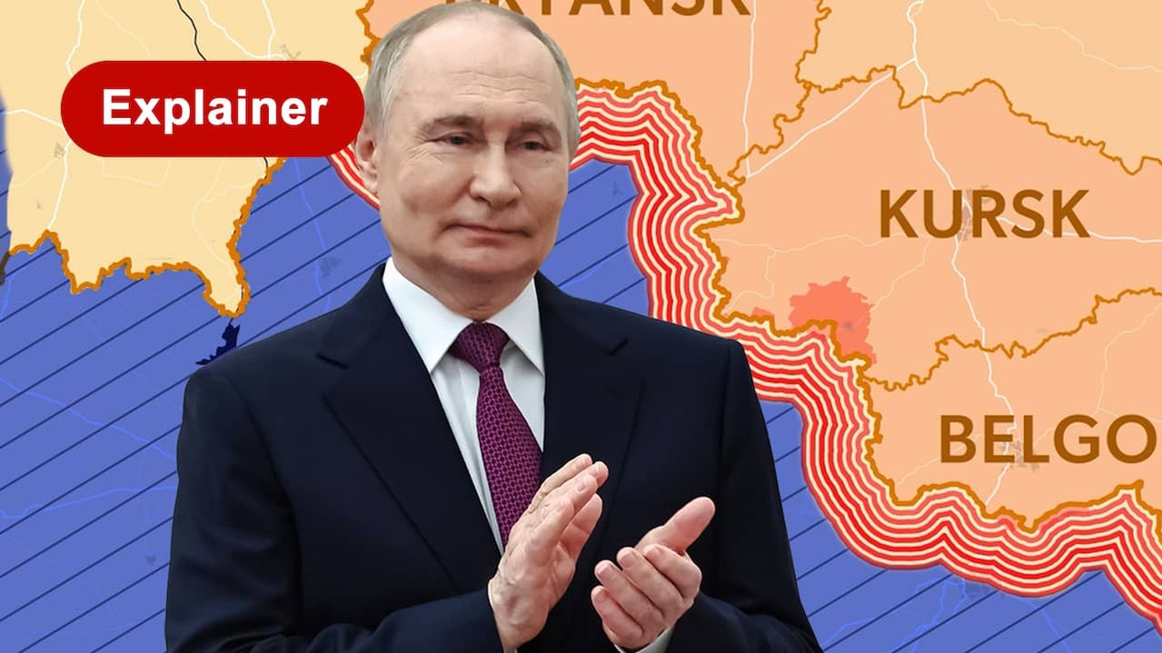 Image from video: Not on its own ground, but in Ukraine: Putin wants buffer zone here