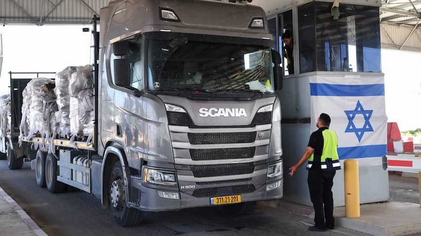 First humanitarian aid achieved Gaza Strip population but is far from enough
