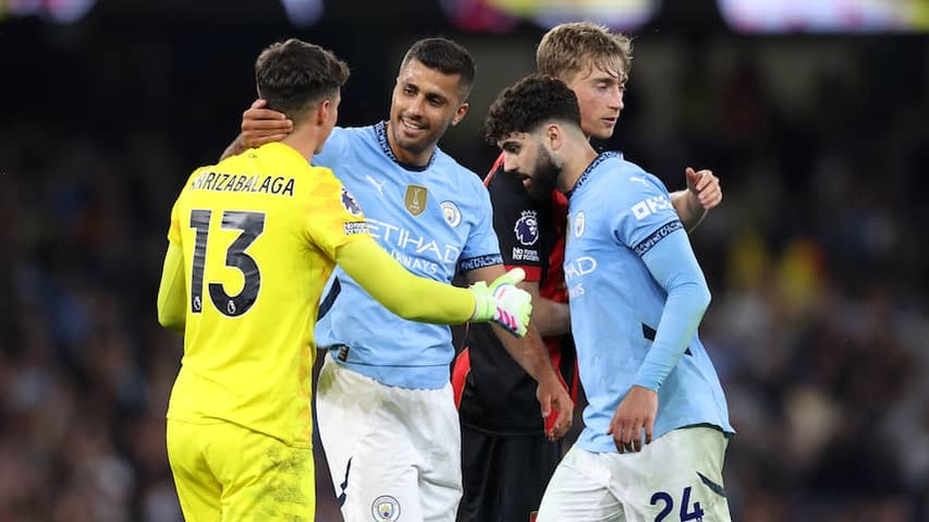 City and returned Rodri take a big step towards Champions League football
