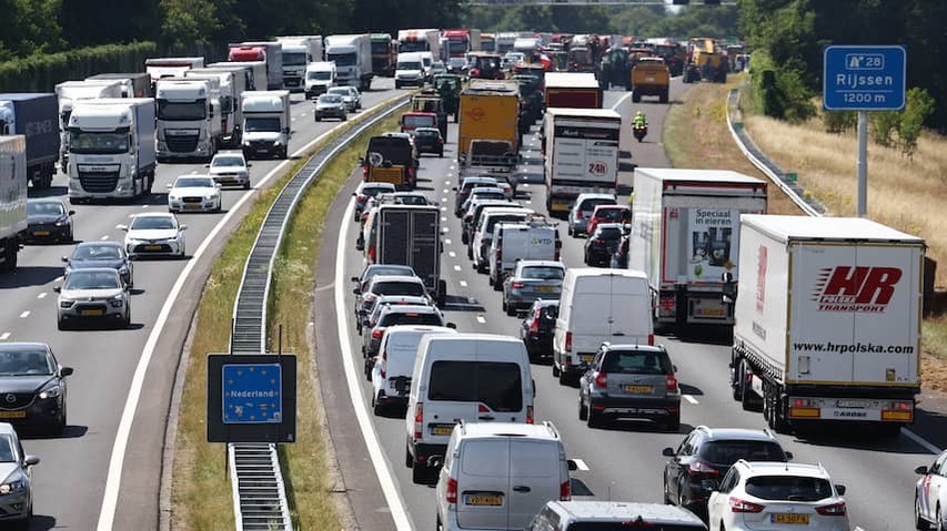 Ascension weekend starts early with great crowds on Dutch roads