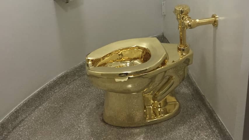First conviction in case of stolen golden toilet: 240 hours of community service