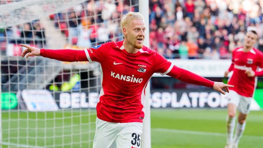 Meerdink wants more after first hat trick for AZ: 'Next year to be the first striker'