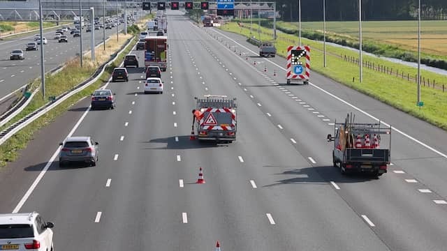 Image From Video: Empty Lanes On A4 in Connection with Nato Summit