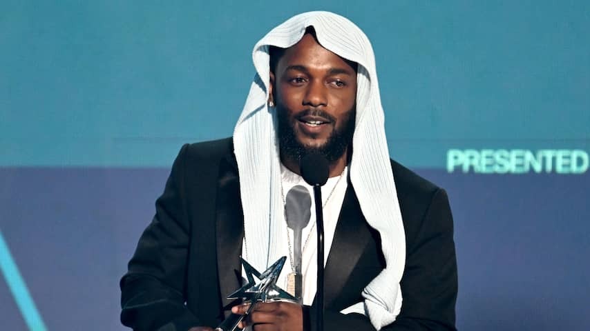 Kendrick Lamar Grote Winner at the Awards presentation