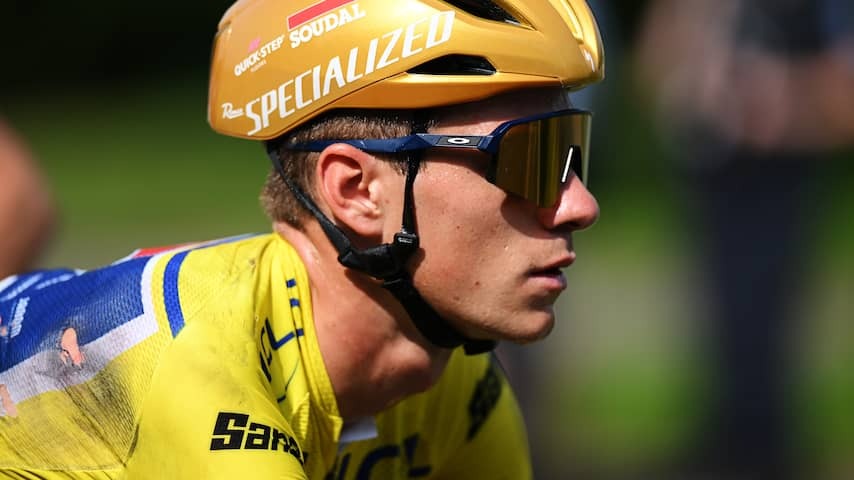 Evenepoel falls in the Dauphiné final, Van der Poel is short of mass sprint