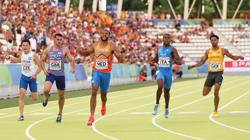 Mo-Ajok rushes to victory at 200 meters at European Championships for country teams, Klaver Vierde