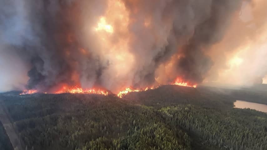 Forest fires in Canada even provided watery sunshine here