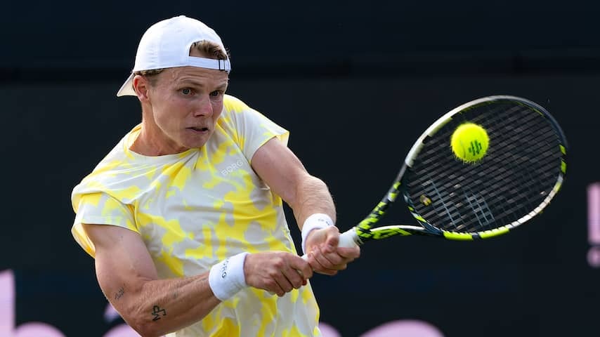 Lucky Loser Jesper de Jong still eliminated in ATP tournament Van Halle