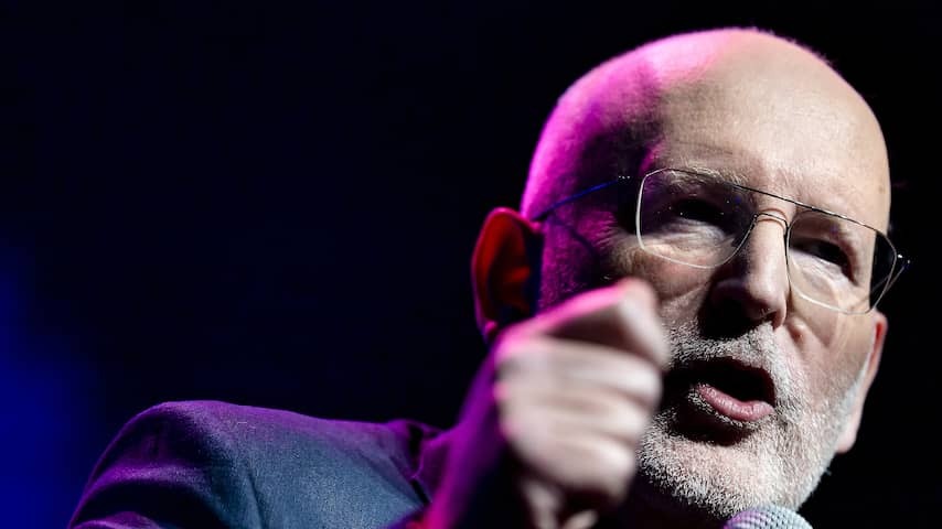 Timmermans did not intend to move to the right: 'We no longer do that'
