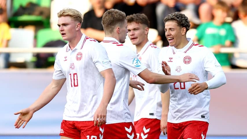 Gaaei gives an assist to Zegen Denmark on Ukraine in European Championships Juniors