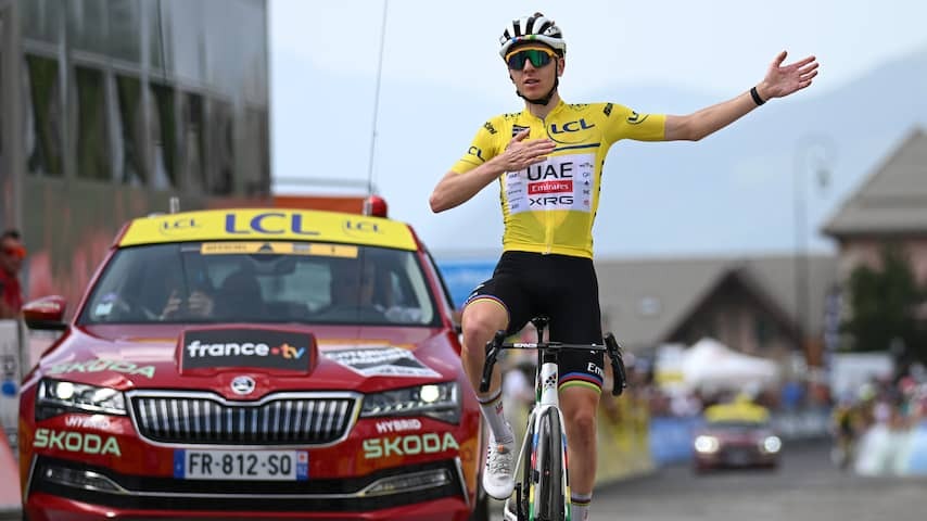 Pogacar also wins queen ride in Dauphiné and continues on Vingegaard
