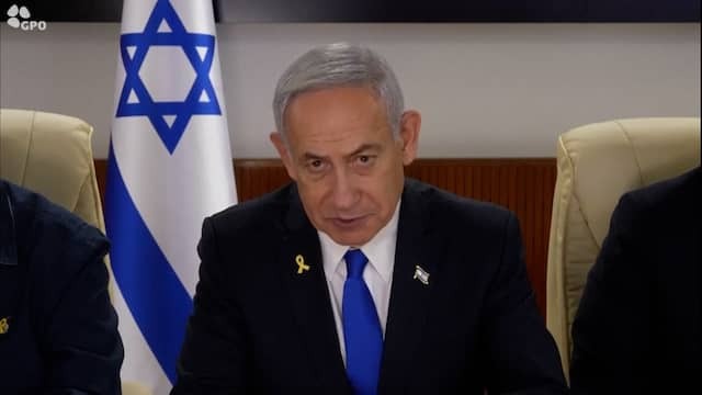 Image from Video: Netanyahu praises Iran attack, Khamenei promises revenge on Israel