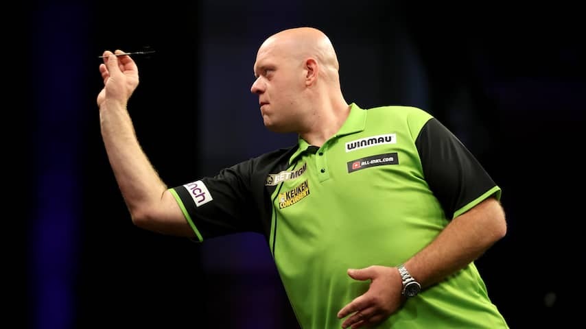 Van Gerwen has a double feeling about return after divorce: 'Time with kids was nice'
