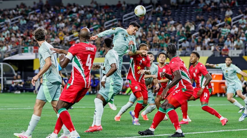 Suriname cannot stunt Mexico and is eliminated on Gold Cup
