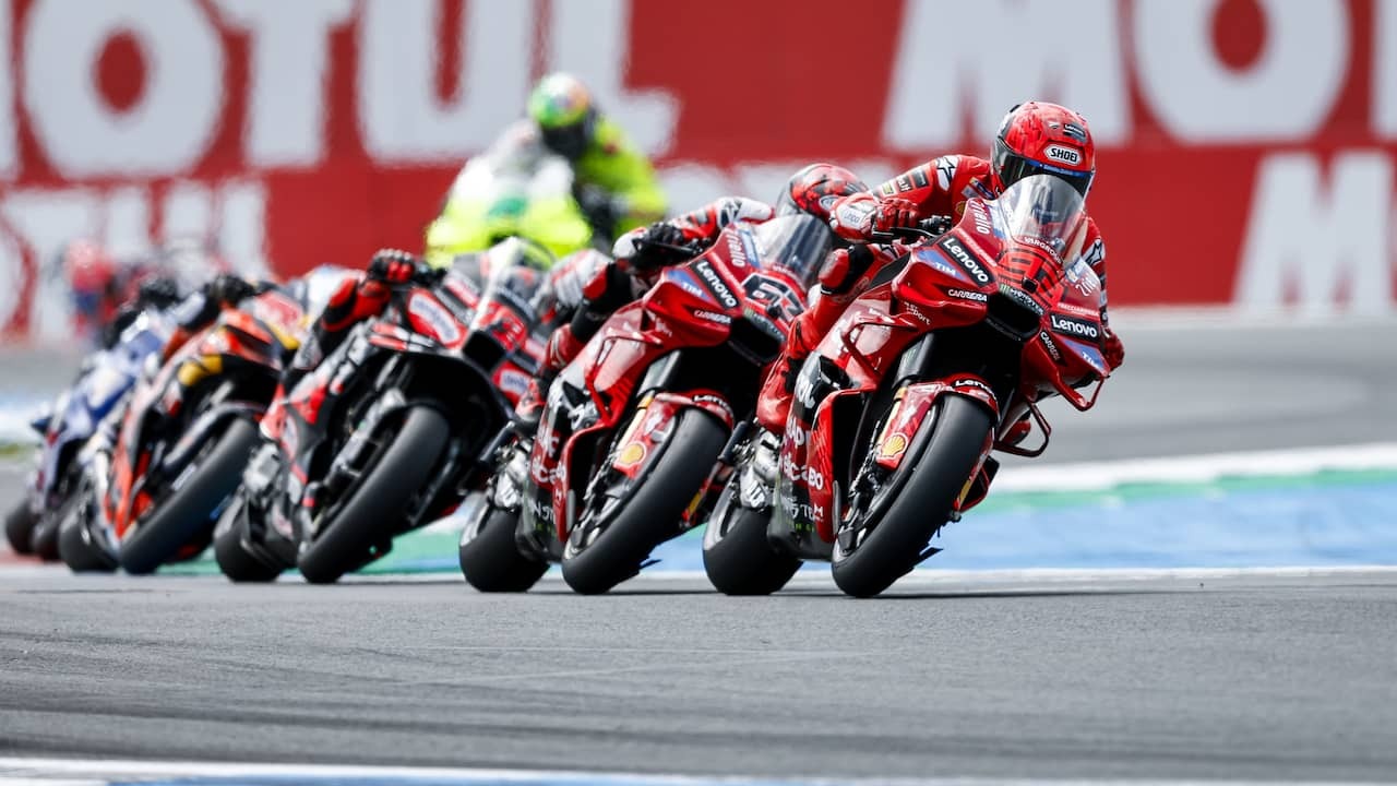 Image from Video: Marc Márquez grabs leading position at TT Assen, brother Onlex crashes