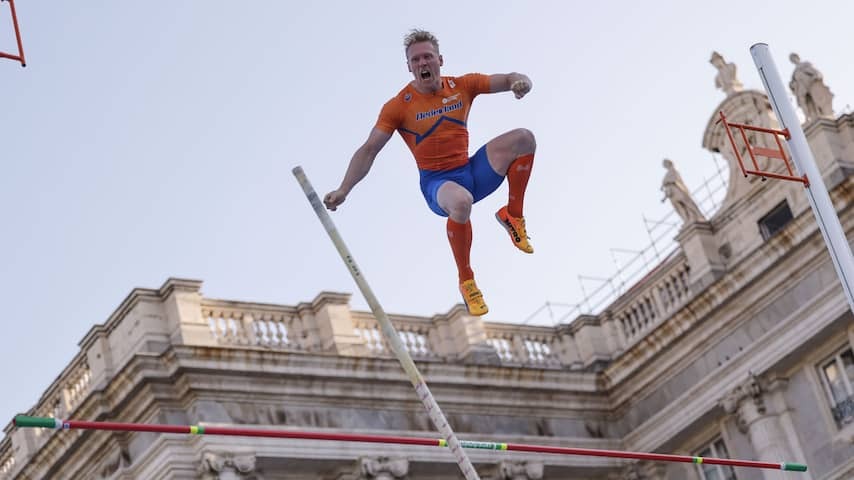 Vloon wins pole -high jumping at the European Land Teams, the Netherlands is second