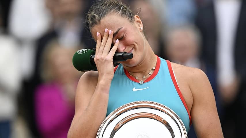 Sabalenka in tears after 'terrible' Roland Garros final: 'This hurts so much'