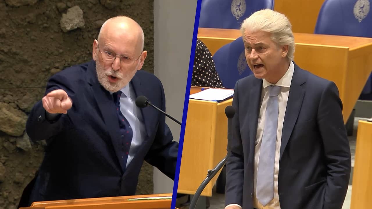 Image from video: Timmermans bumps with Wilders about Faber: 'Biggest prutser ever'