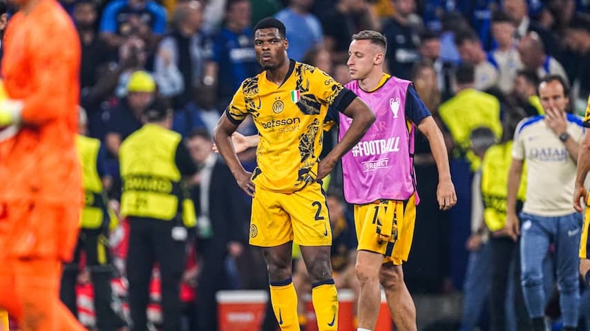 Dumfries is in defeat against 'superior' PSG: 'Black day for Inter'