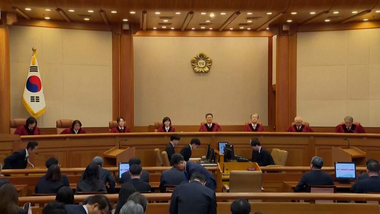 Image from Video: South Korean Hof confirms deposits President Yoon unanimously