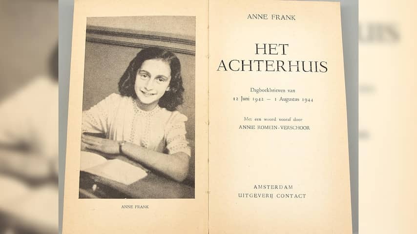 Discovered rare first edition of Anne Frank's back house