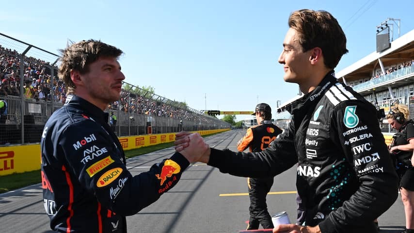 Max Verstappen, George Russell