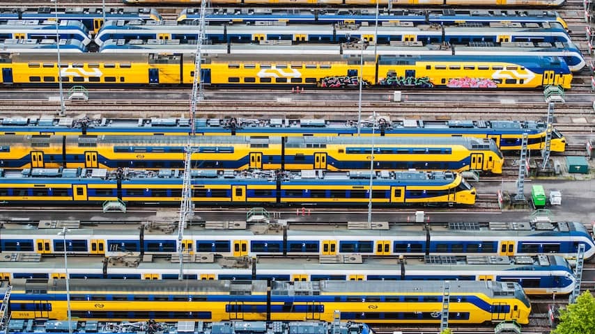 NS ceases again on Tuesday, no trains to The Hague and Rotterdam, among others