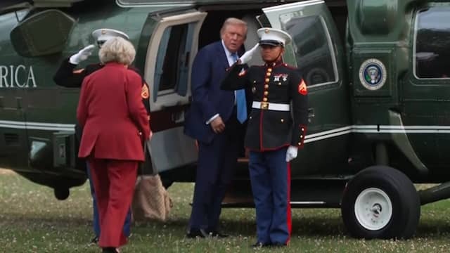 Image from Video: Trump Leaves G7 Summit Early Due to Situation in Middle East