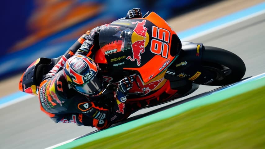 Motorcycle racer Veijer had to go deep at Rentree: 'surrendered twice in helmet'