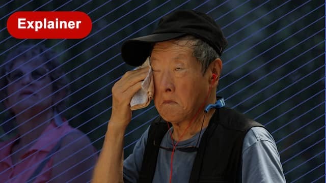 Image from Video: 'Record Temperatures', But Humidity Makes It Dangerous
