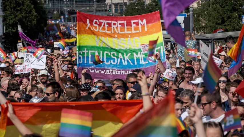 Pride in Budapest despite the Prohibition Orbán, Halsema and Paul present