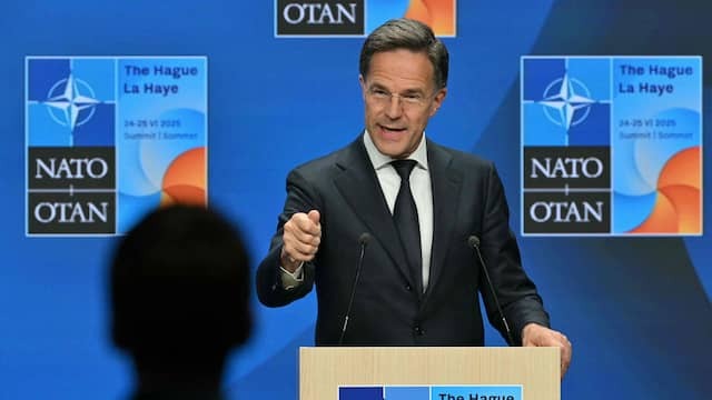 Image from Video: Rutte in Slotspeech NATO-TOP: 'Base laid for powerful NATO'