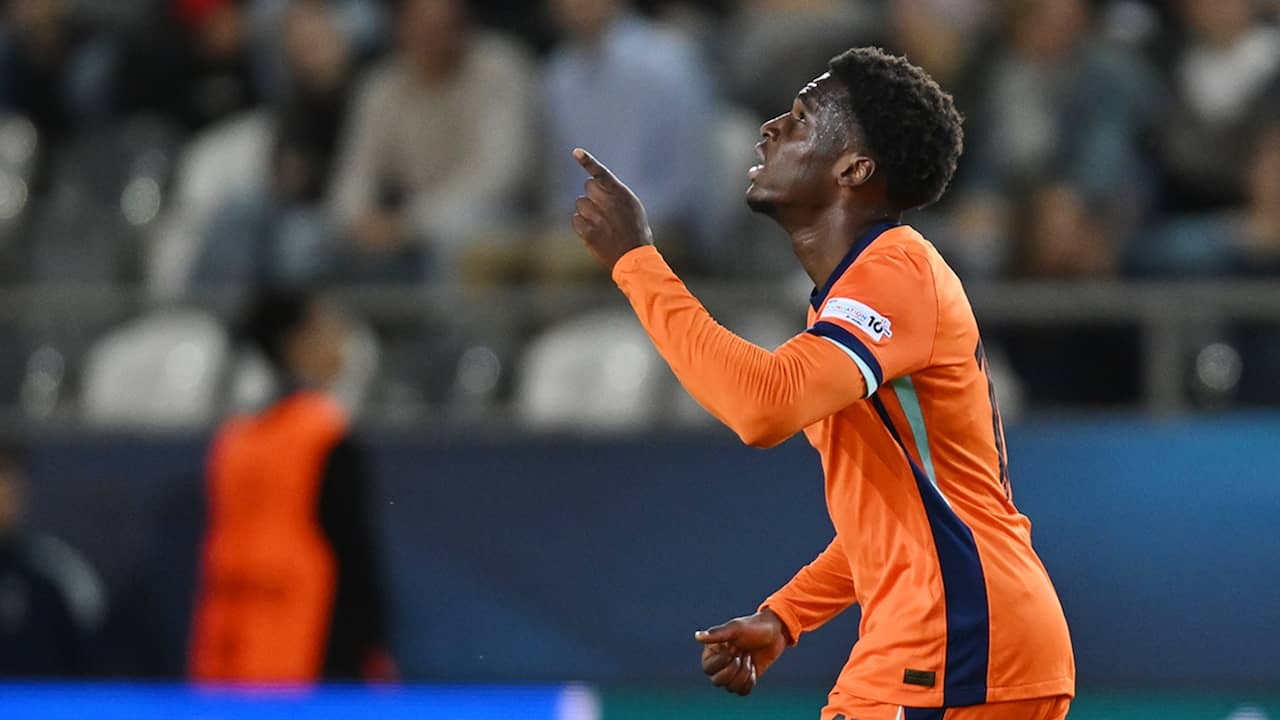 Image from Video: Substitute Poku Save Punt for the Dutch Juniors with Late Treffer against Finland