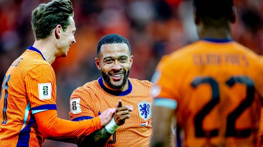 Koeman and Orange players proud of 'big brother' Memphis: 'He deserves this record'