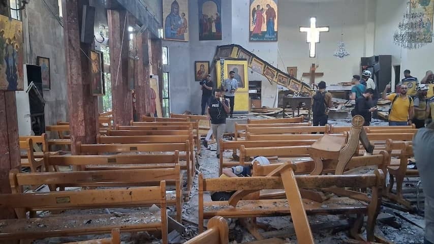 Suicide attack in Syrian Church demands at least twenty lives