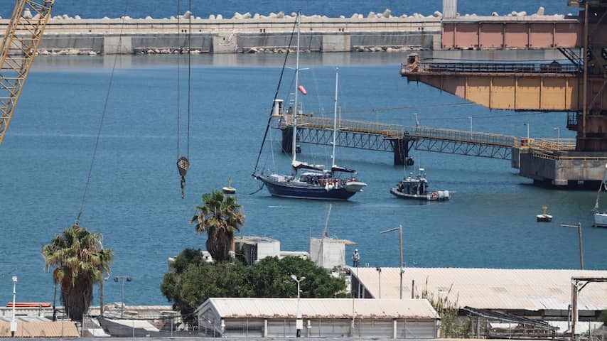 Dutch captain Gazascip has to go to Israeli cell and does not return yet