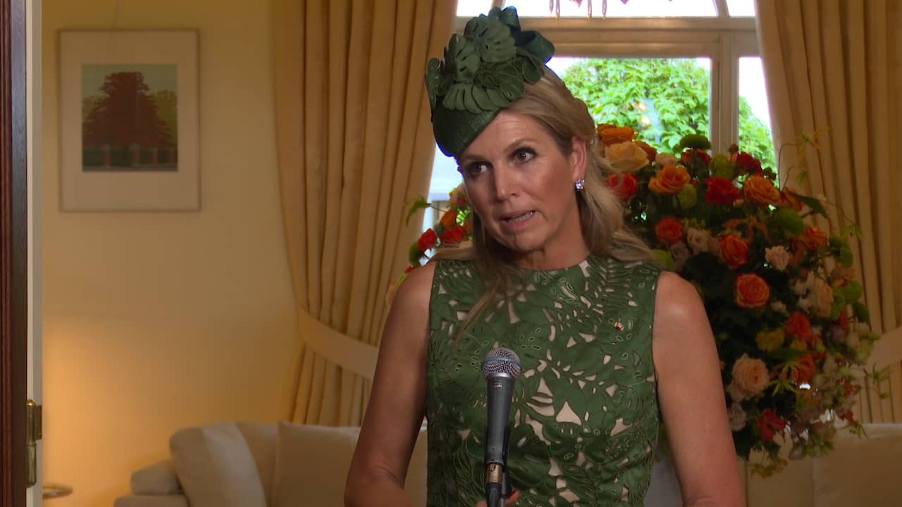 Image from Video: Máxima about situation Freek: 'unfair and a lot of strength'