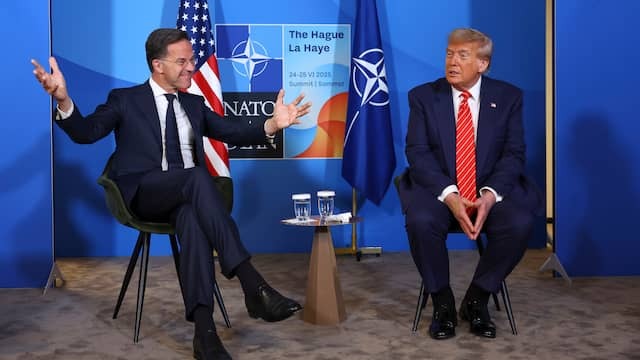 Image From Video: Nato Chief Rutte Calls Trump 'Man of Peace' Ahead of Summit