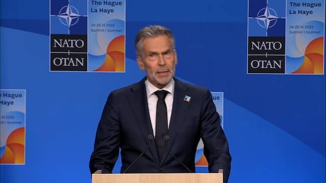 Image from Video: shoved over NATO top: 'This is the Netherlands at its best'