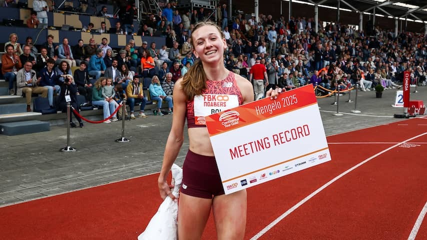 Femke Bol wins 400m hordes on FBK Games with force majeure and stadium record