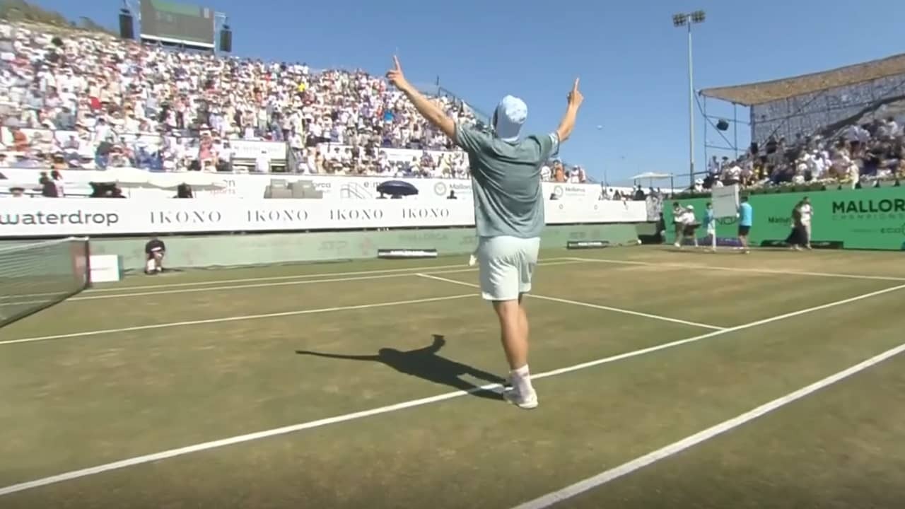 Image from Video: Griekspoor Wins ATP Tournament Mallorca And Shows Top Towards Wimbledon