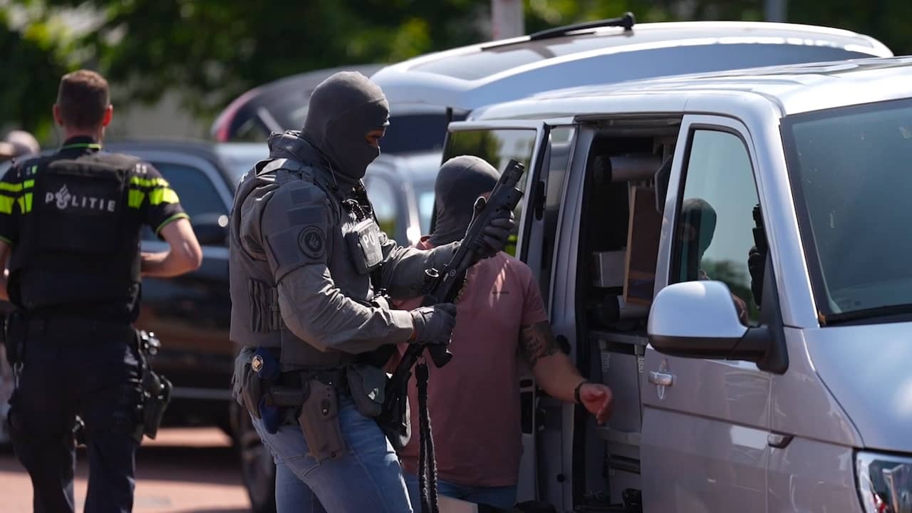 Image from Video: Heavily Armed Officers Search School in Barneveld